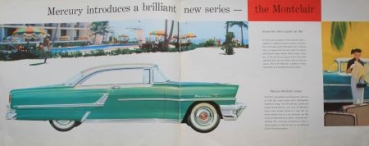 Ford Mercury Montclair Monterey Custom 1955 Carbrochure (2386)